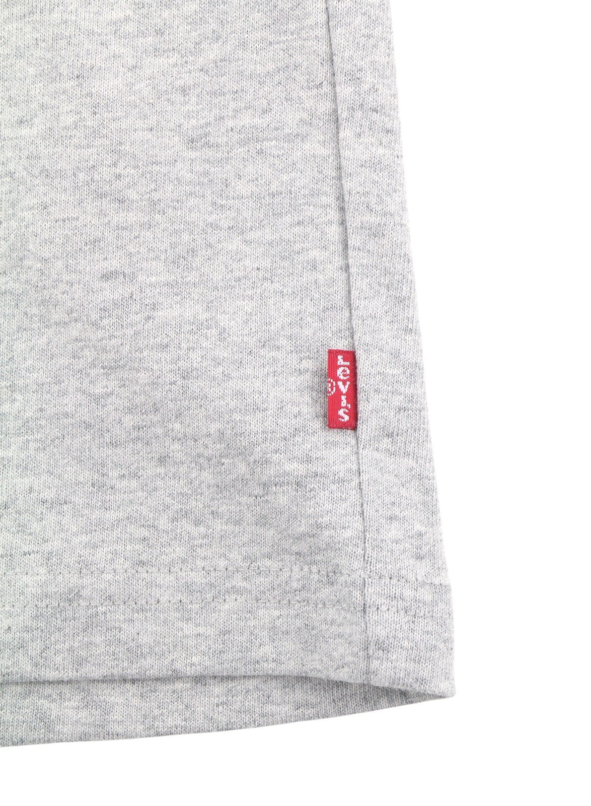LEVI'S Relaxed Men T-Shirt XS Grey Melange Crew Neck Tricot Short Sleeve