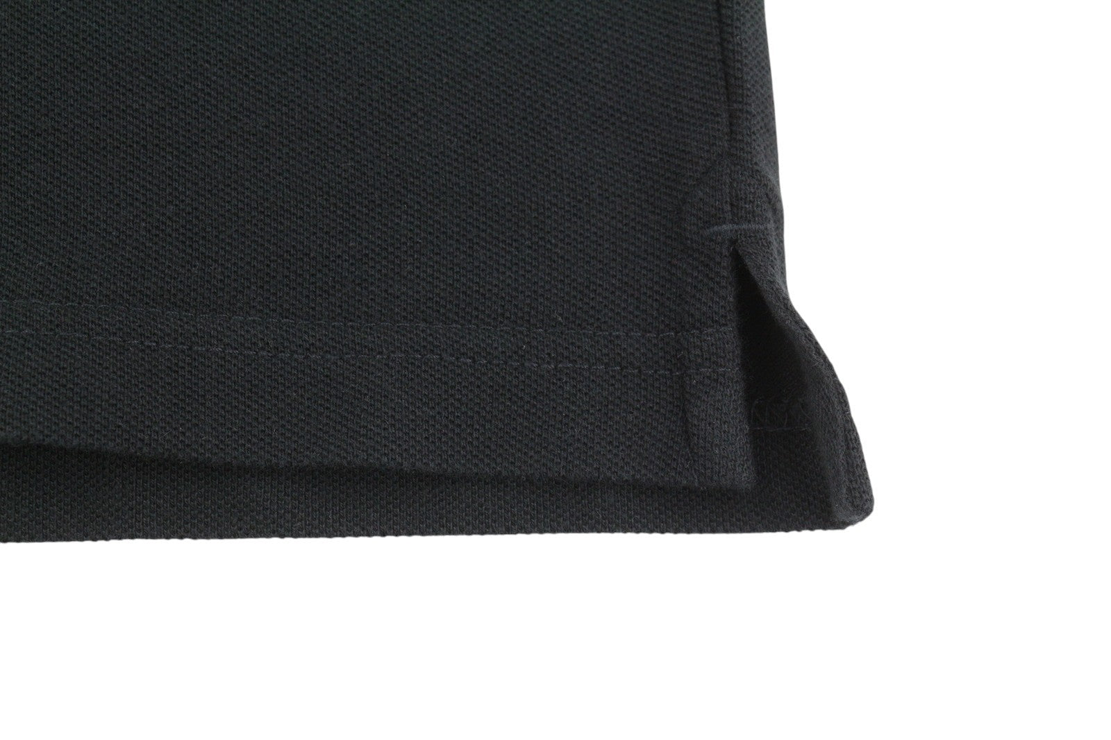 LEVI'S Standard Fit Men Polos S Black Cotton Tricot Short Sleeved