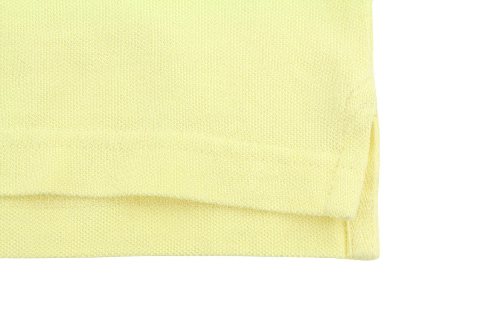 LEVI'S Standard Fit Men Polos 2XL Yellow Cotton Tricot Short Sleeve