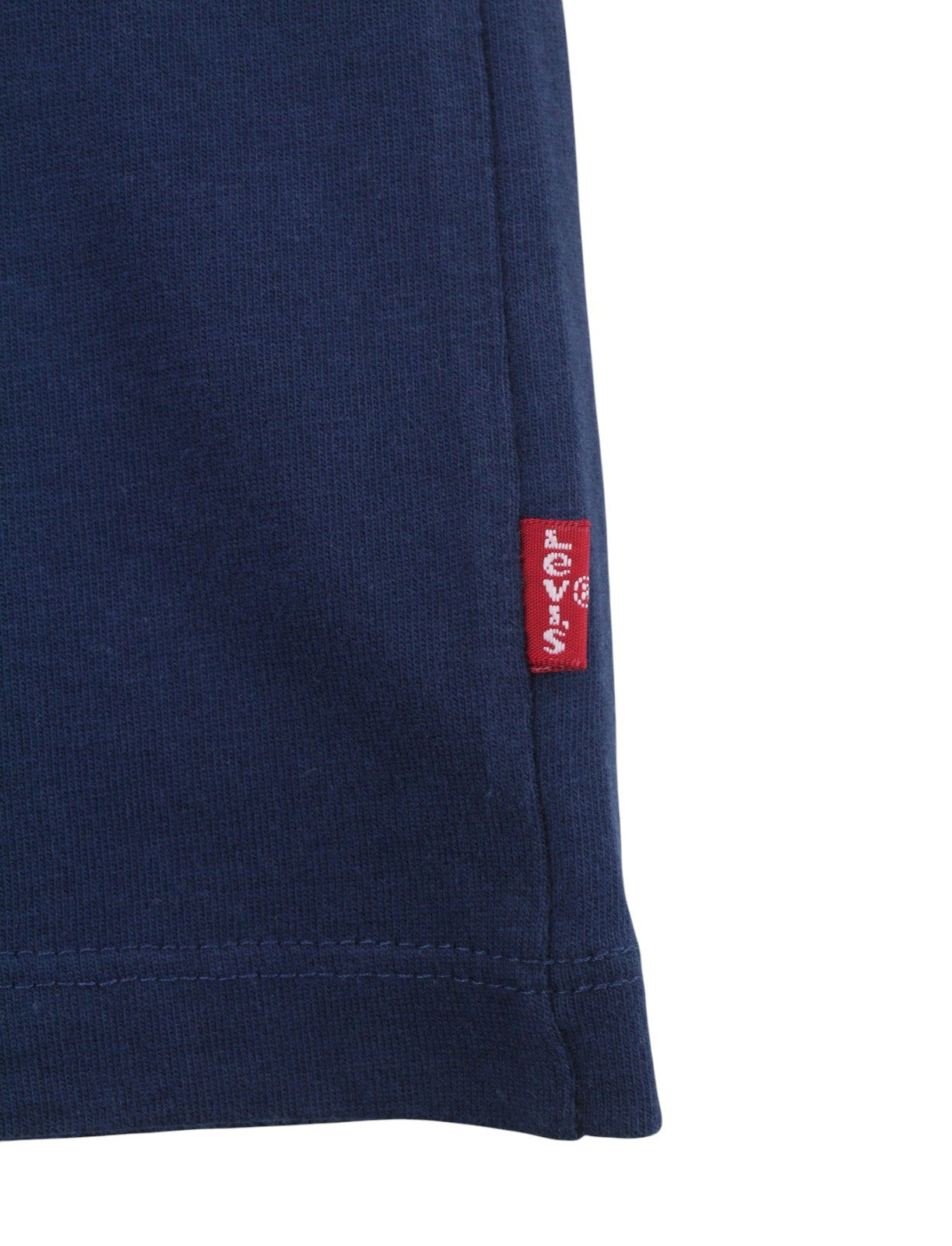 LEVI'S Standard Men T-Shirt XL Dark Blue Tricot Cotton Crew Neck Short Sleeve
