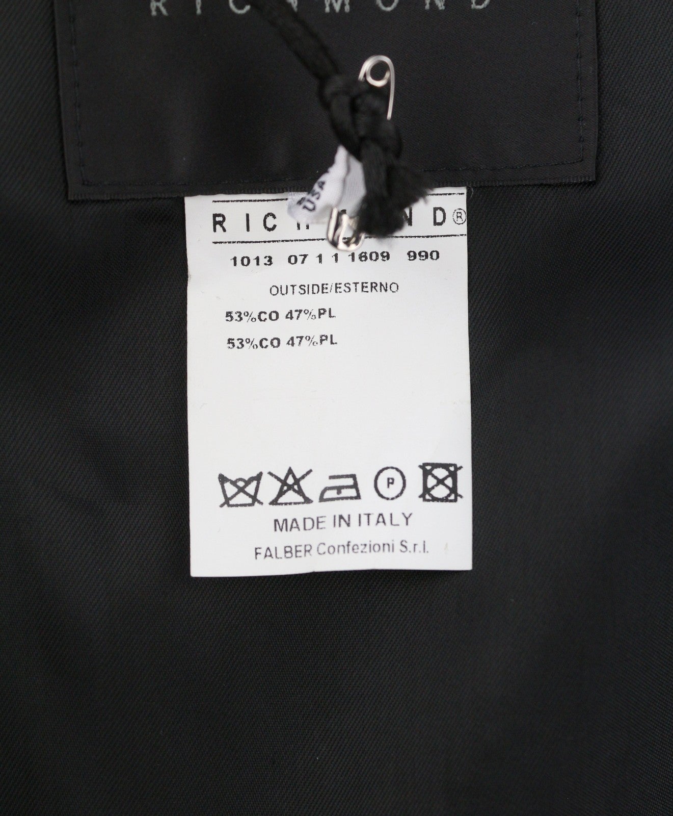 JOHN RICHMOND Women Jacket UK16 L Black Band Collar Full Zip Lightweight