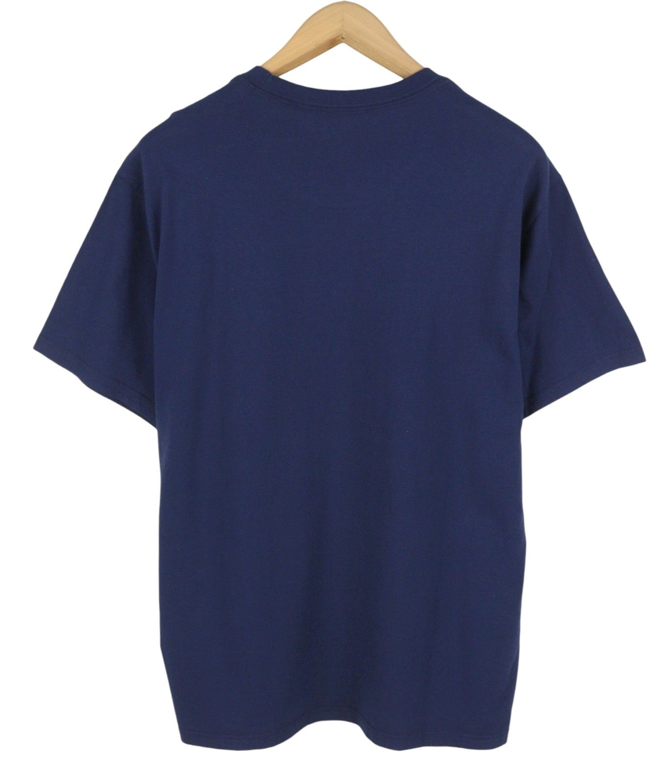 LEVI'S Relaxed Men T-Shirt L Dark Blue Tricot Cotton Crew Neck Short Sleeve