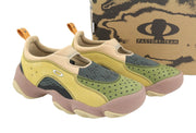 OAKLEY Factory Team x Brain Dead Suede Flesh Men Sandals EU41 Multi Ortholite