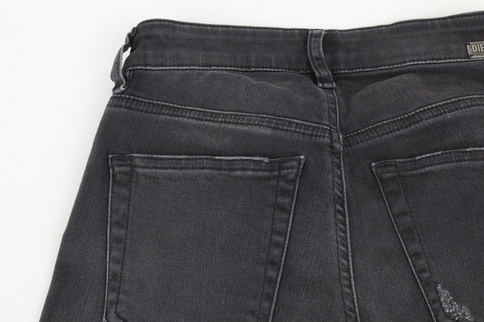 DIESEL Slandy 069GI Women Jeans W24/L32 Distressed Aged Look Girls Slim Skinny