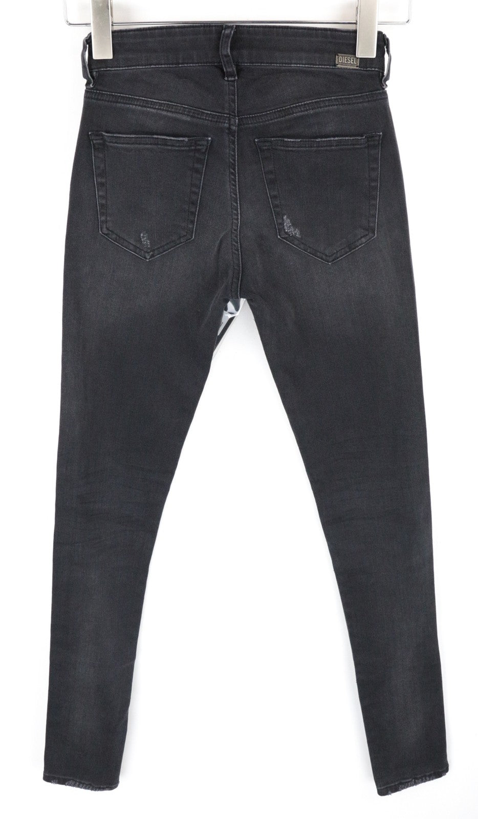 DIESEL Slandy 069GI Women Jeans W24/L32 Distressed Aged Look Girls Slim Skinny