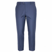 SUITSUPPLY Brescia Men Trousers UK38S Dark Blue Plain Formal Classic Lined