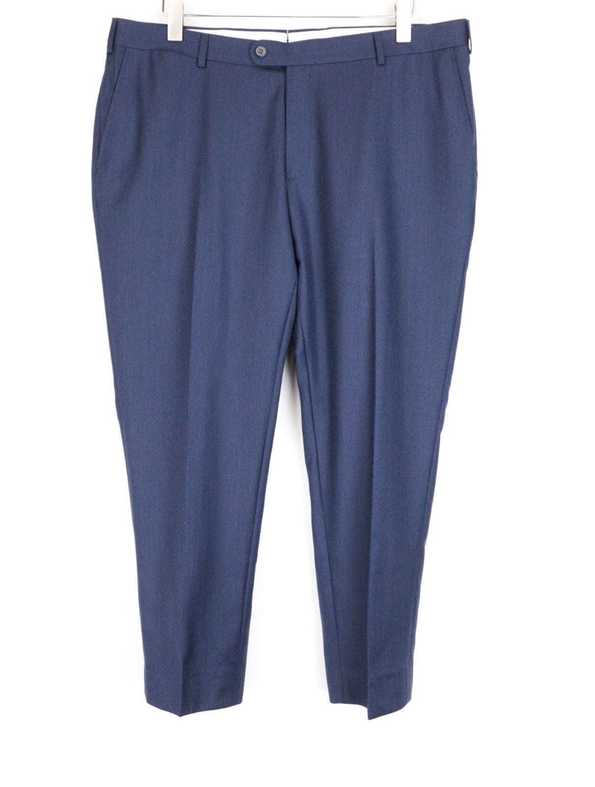 SUITSUPPLY Brescia Men Trousers UK38S Dark Blue Plain Formal Classic Lined
