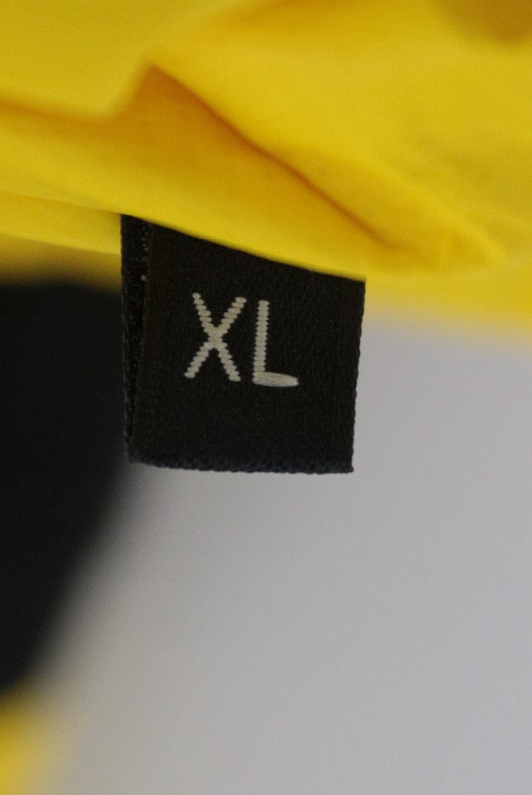 REPLAY Men Jacket XL Bright Yellow Nylon Snap Button Short Length Padded