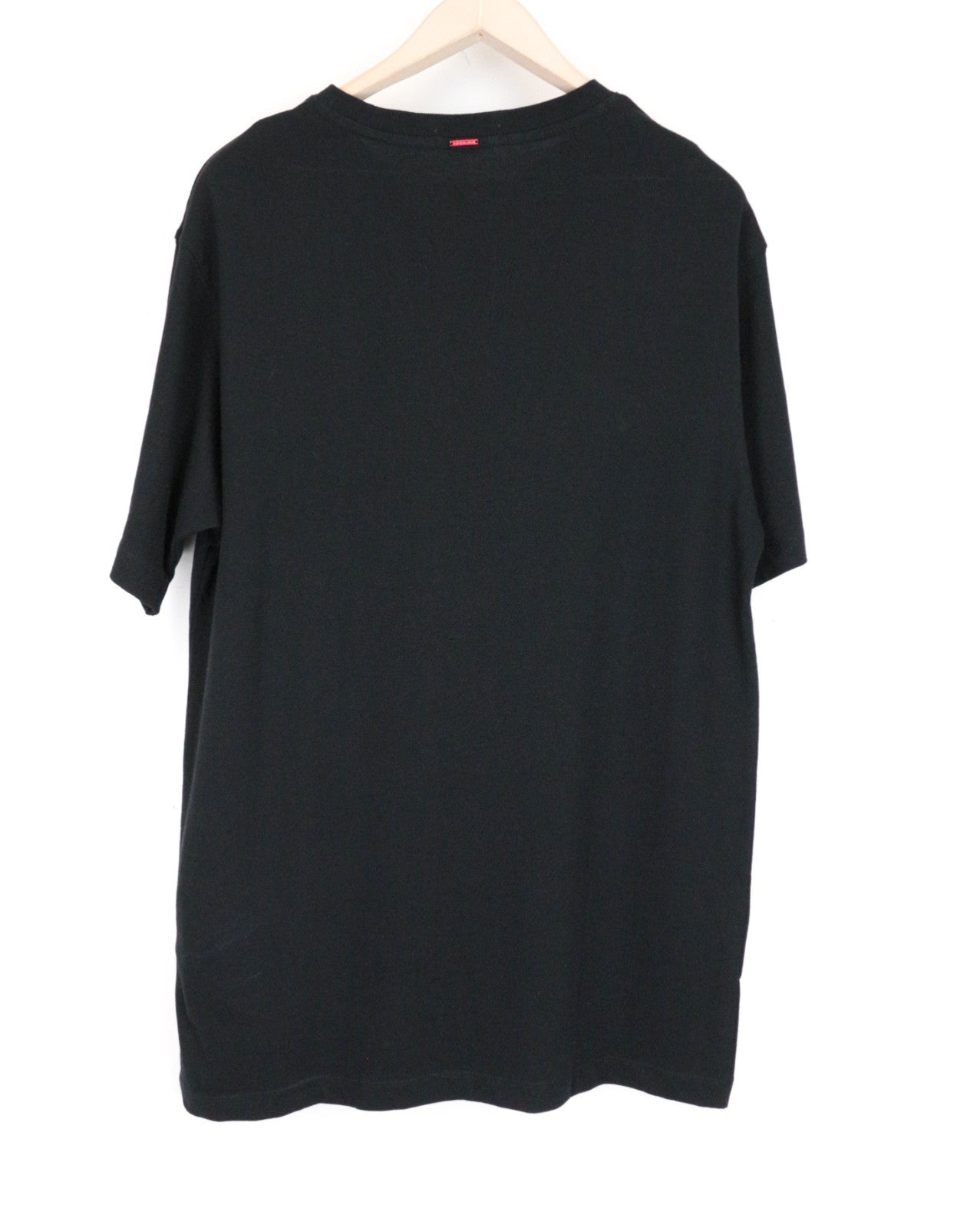 REPLAY Women T-Shirt L Logo Printed Crew Neckline Pure Cotton Jersey Casual