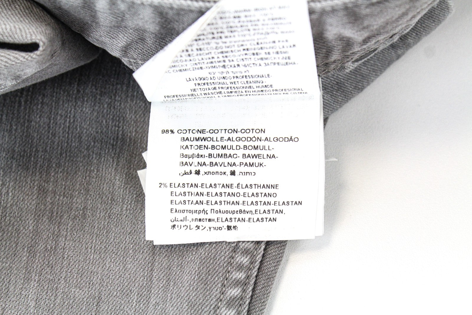 REPLAY Grover Men Jeans W30/L34 Denim Button-Fly Straight Fit Grey Stretch Bull