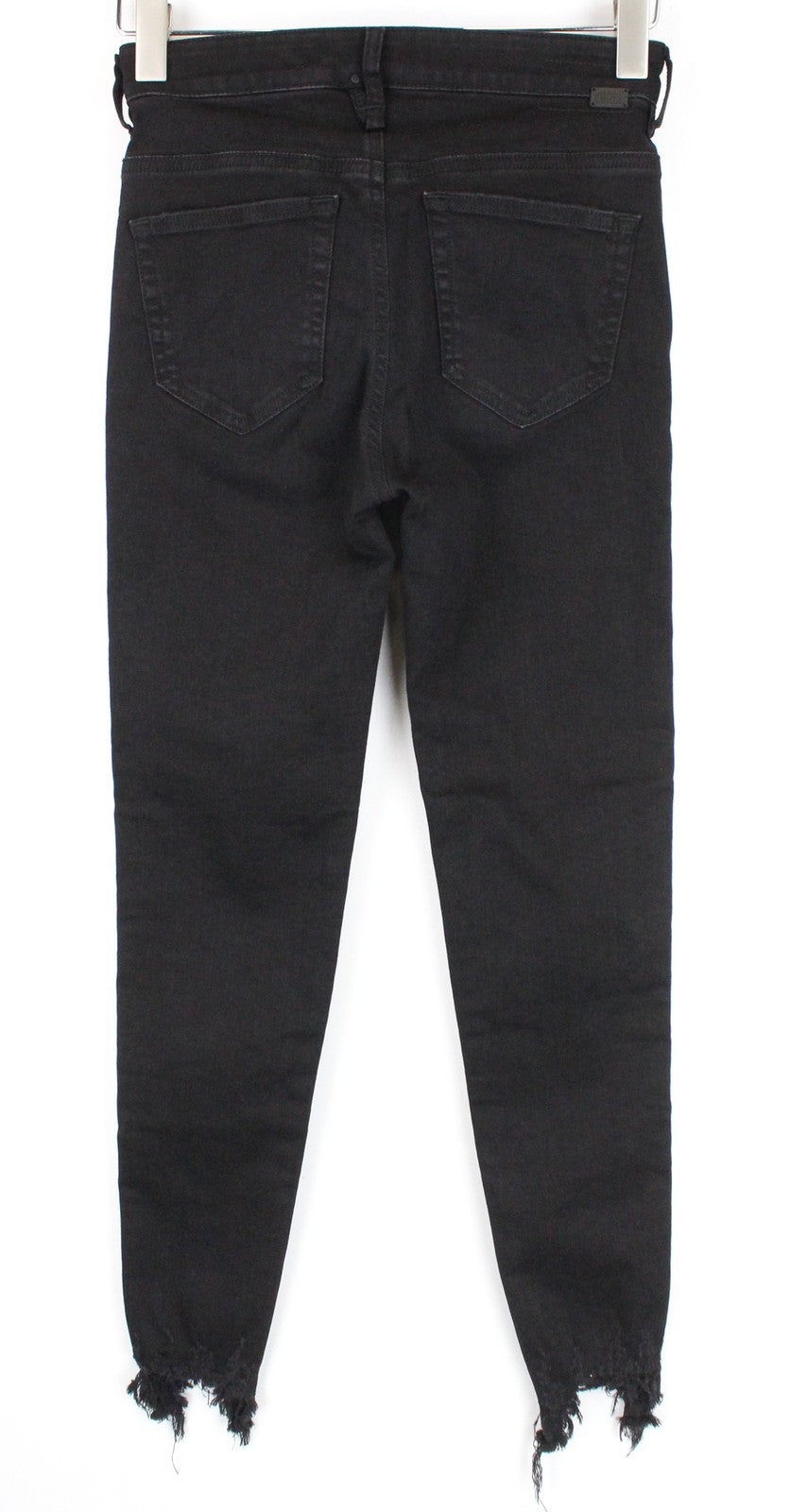 DIESEL Slandy 085AV Women Jeans W25/L30 Distressed Hems Super Slim Skinny Fit