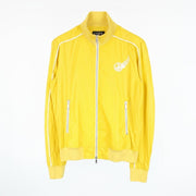 RICHMOND Denim Men Jacket 48 Bright Yellow Zip-Up Nylon Sport Style Casual