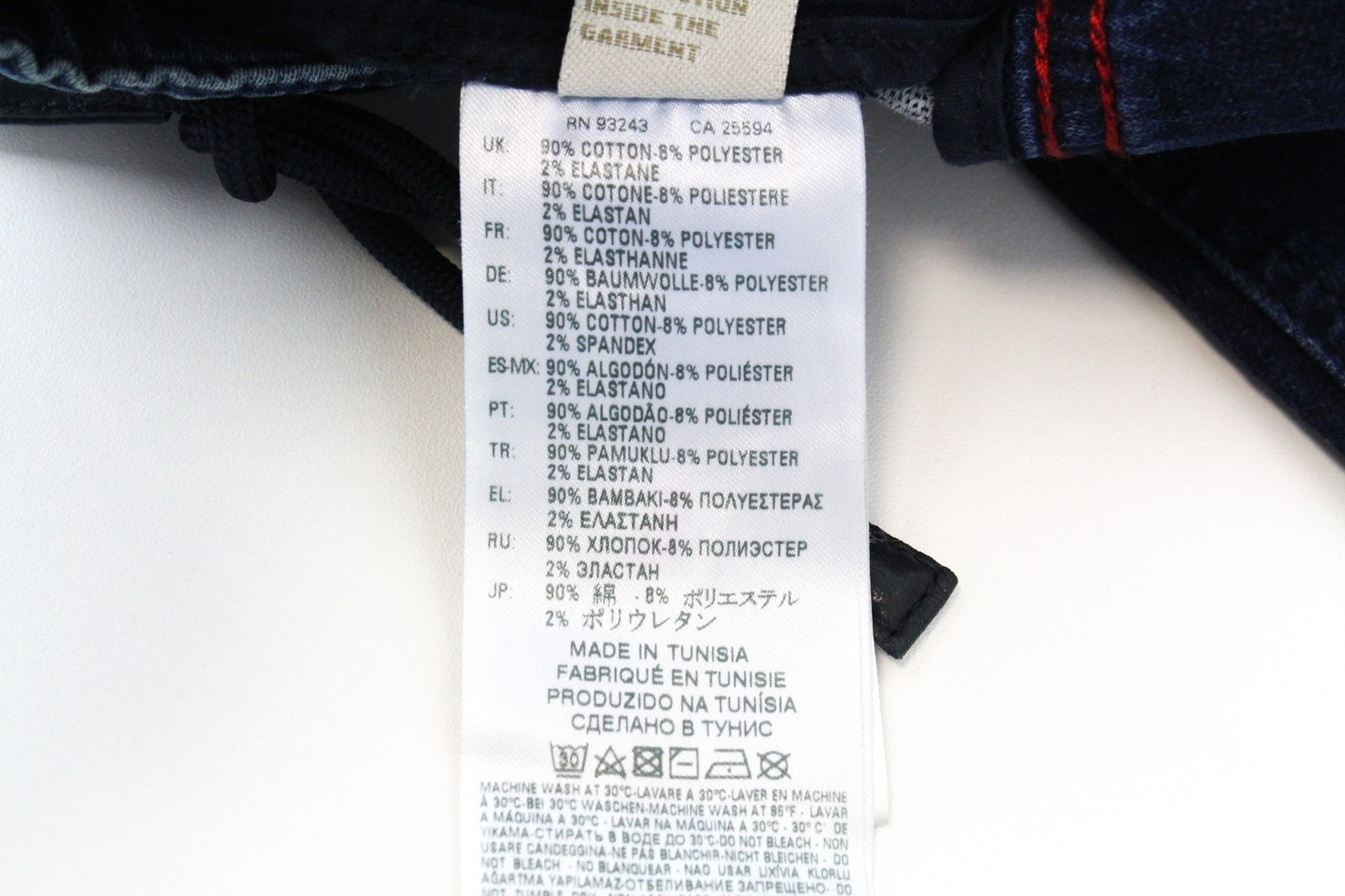 DIESEL Krooley-NE 0687D Men Jeans W28 Tapered Sweat Jogg Contrasting Blue Fade