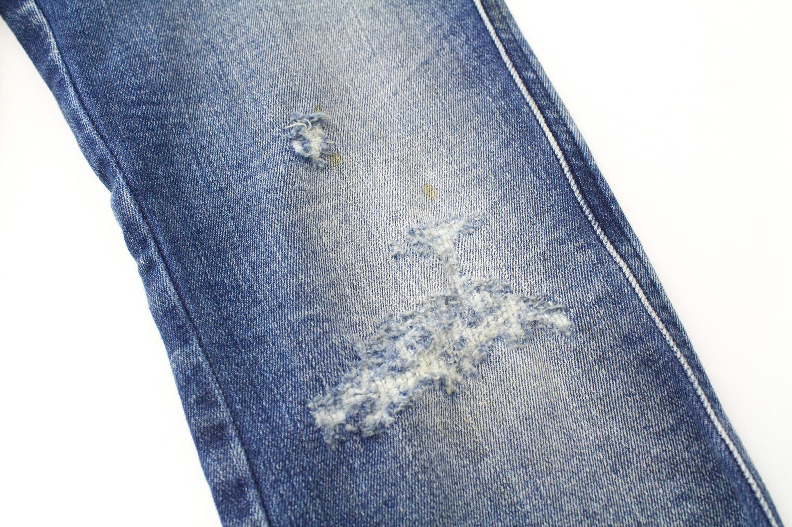 DIESEL D-Reeft-T 0870O Men Jeans W26 Stained Sweat Jogg Skinny Boys Distressed