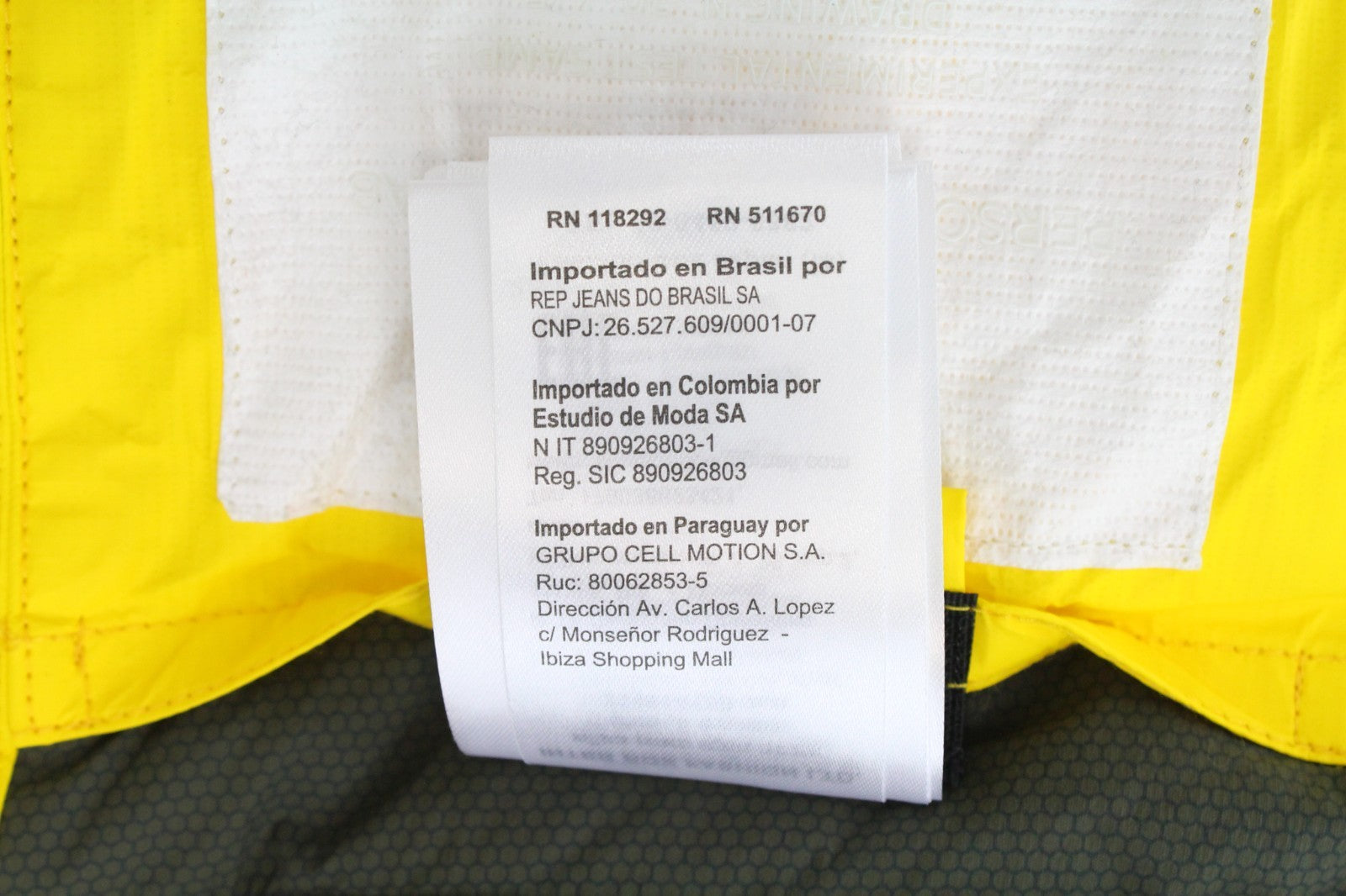 REPLAY Men Jacket S Short Length Padded Bright Yellow Nylon Snap Button Patched