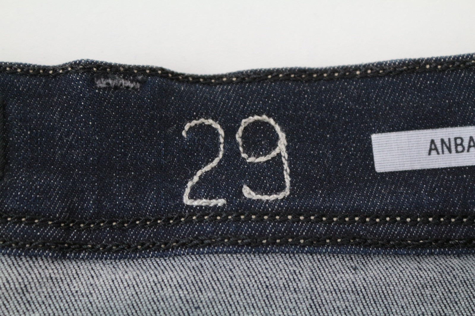 REPLAY Anbass Men Jeans W29/L32 Faded Hyperflex Zip-Fly Dark Blue Slim Fitted