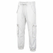 RICHMOND Men Trousers IT42 Grey Lightweight Cargo Designer Relaxed Drawstring