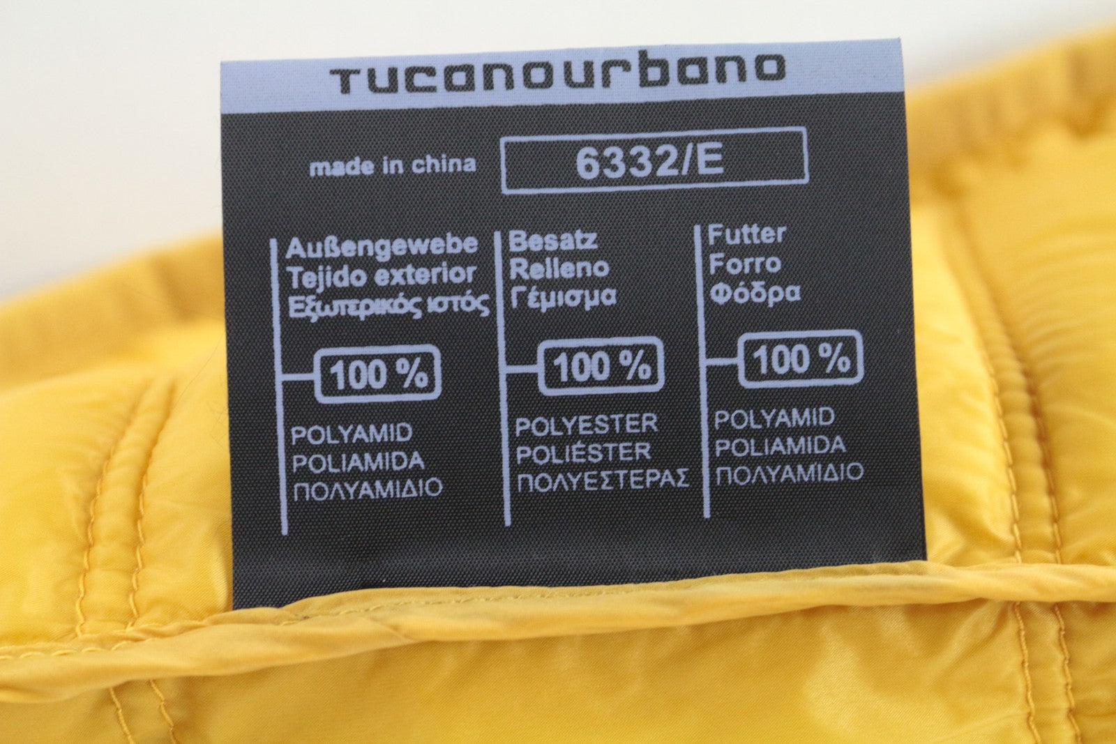 TUCANO URBANO Hot Dan Women Vest EU46 Moto Padded Windproof Waterpoof Yellow