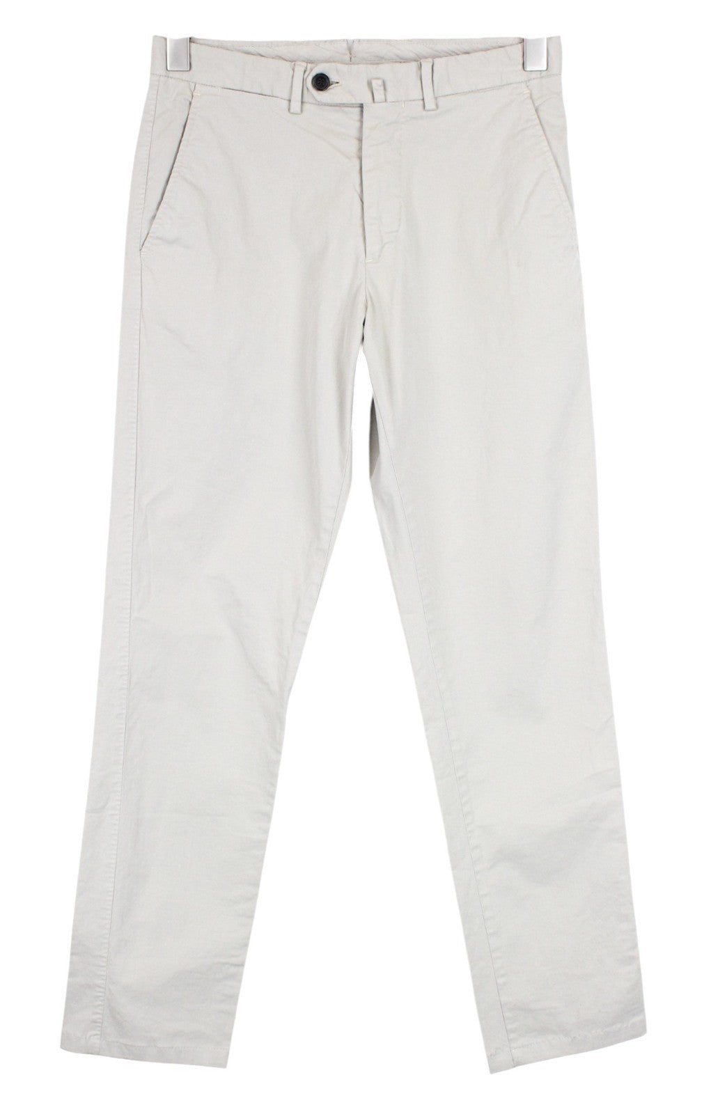 SUITSUPPLY Porto Novo Men Trousers UK26R Cotton Stretch Classic Chino Brown