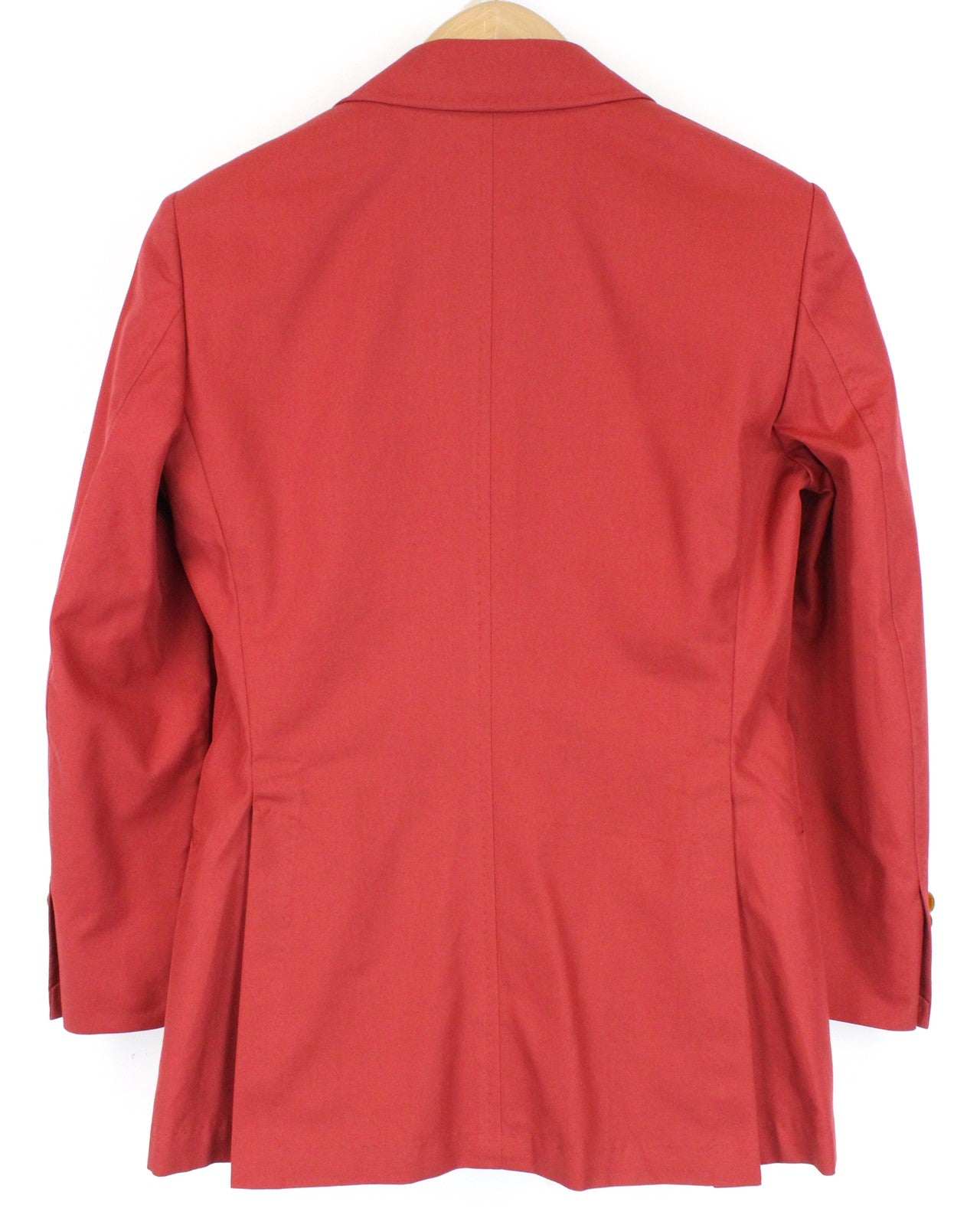 SUITSUPPLY La Spalla Men Boy's Suit UK32R Red 2 Piece Double Breasted Cotton
