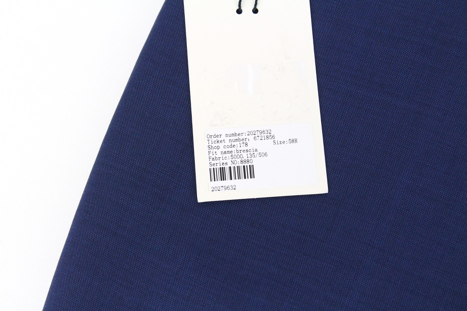 SUITSUPPLY Brescia Men Trousers UK42R Classic Lined Formal Pure Wool Blue
