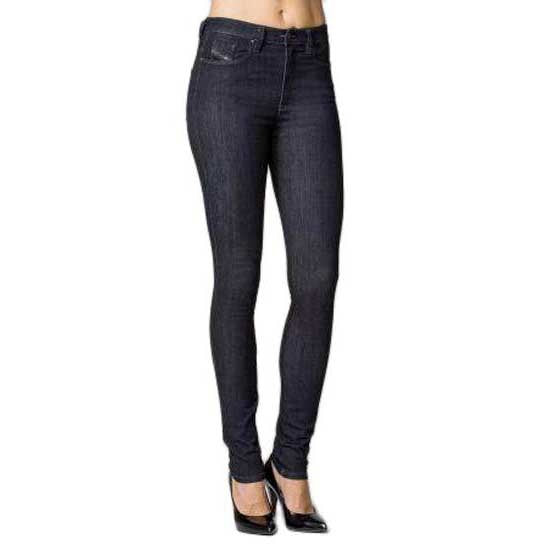 DIESEL Skinzee 0813C Women Jeans W24/L30 Super Slim Skinny Dark Blue Girls