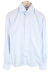 Blue Twill Button-Up