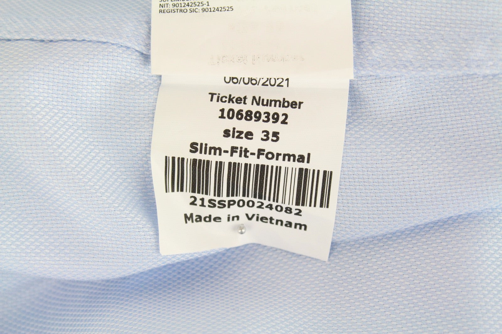 SUITSUPPLY Men Formal Shirt 35 Twill Blue Button-Up Slim Fitted Pure Cotton