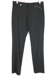 RICHMOND X Men Trousers 48 Black Zip-Fly Plain Chino Styled Classic Pocketed