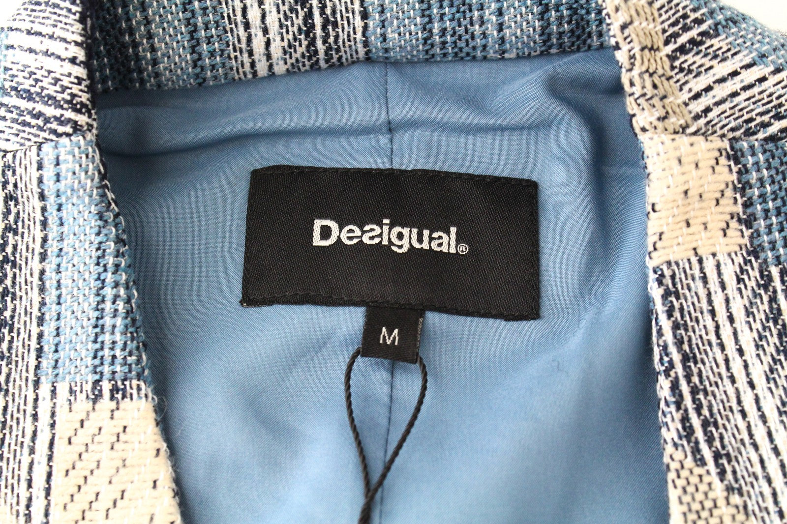 DESIGUAL Chaq Letters Women Waistcoat M Pocketed Pull On Abstract Logo Print