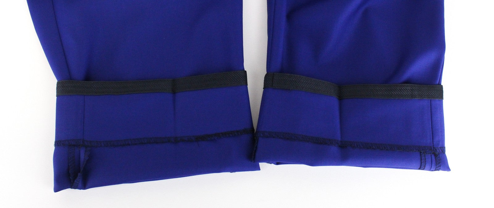SUITSUPPLY Lazio Men Trousers UK44S Bright Blue Formal Pleated Pure Wool