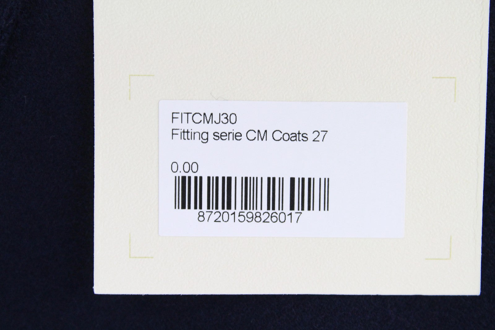 SUITSUPPLY Vicenza Men Coat UK44S Mid-Length Lined Flannel Pure Wool Navy