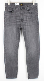 LEE Rider Men Jeans W30/L32 Slim Fit Wash Cotton Stretch Grey Denim
