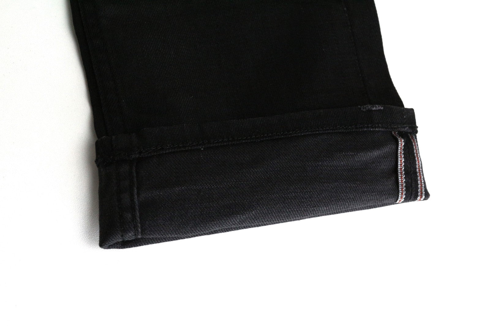 REPLAY Grover Men Jeans W30/L34 Straight Fit Selvedge Cotton Stretch Black Wash