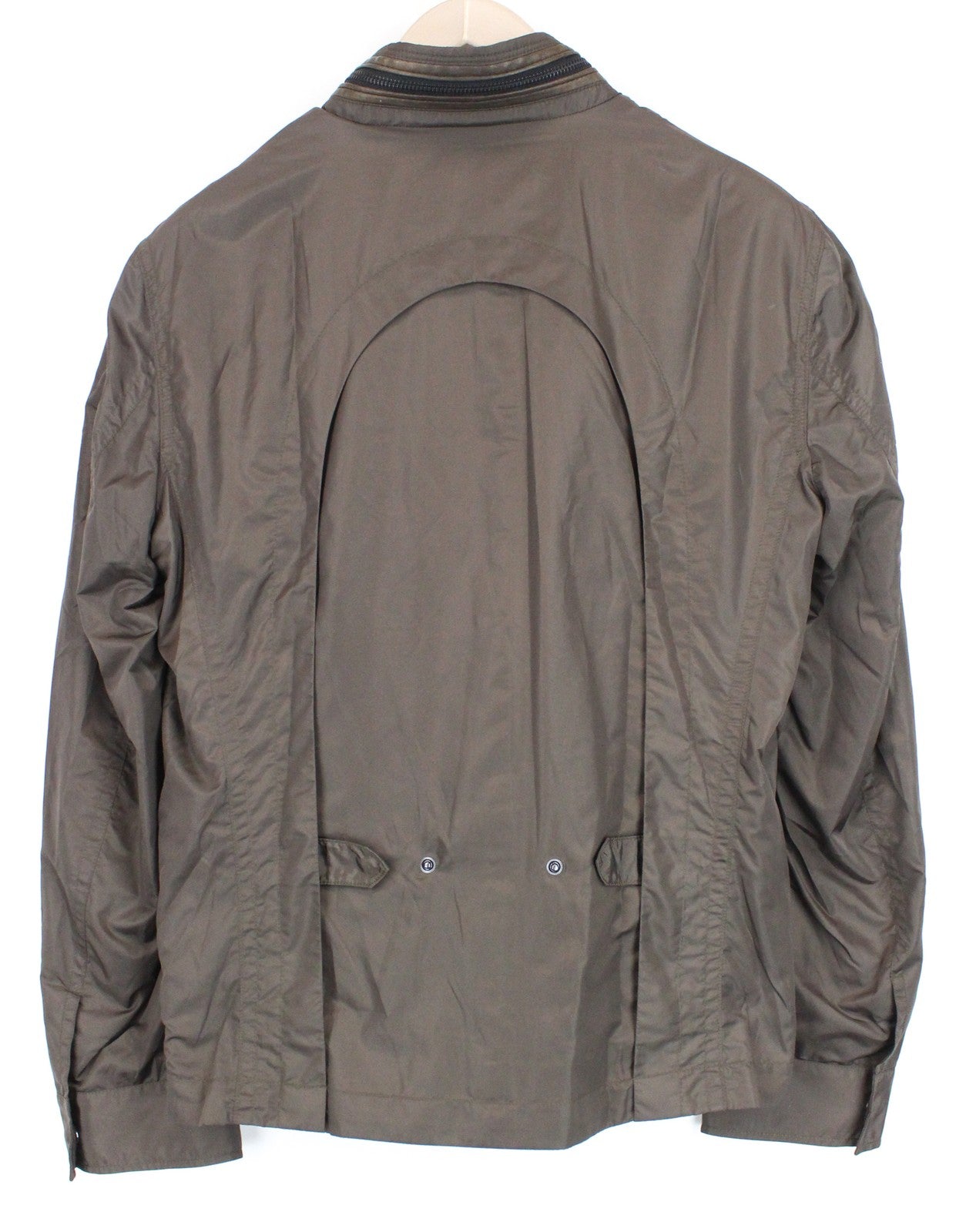 RICHMOND Men Jacket 48 Brown Lightweight Single-Breasted Long Sleeved Casual
