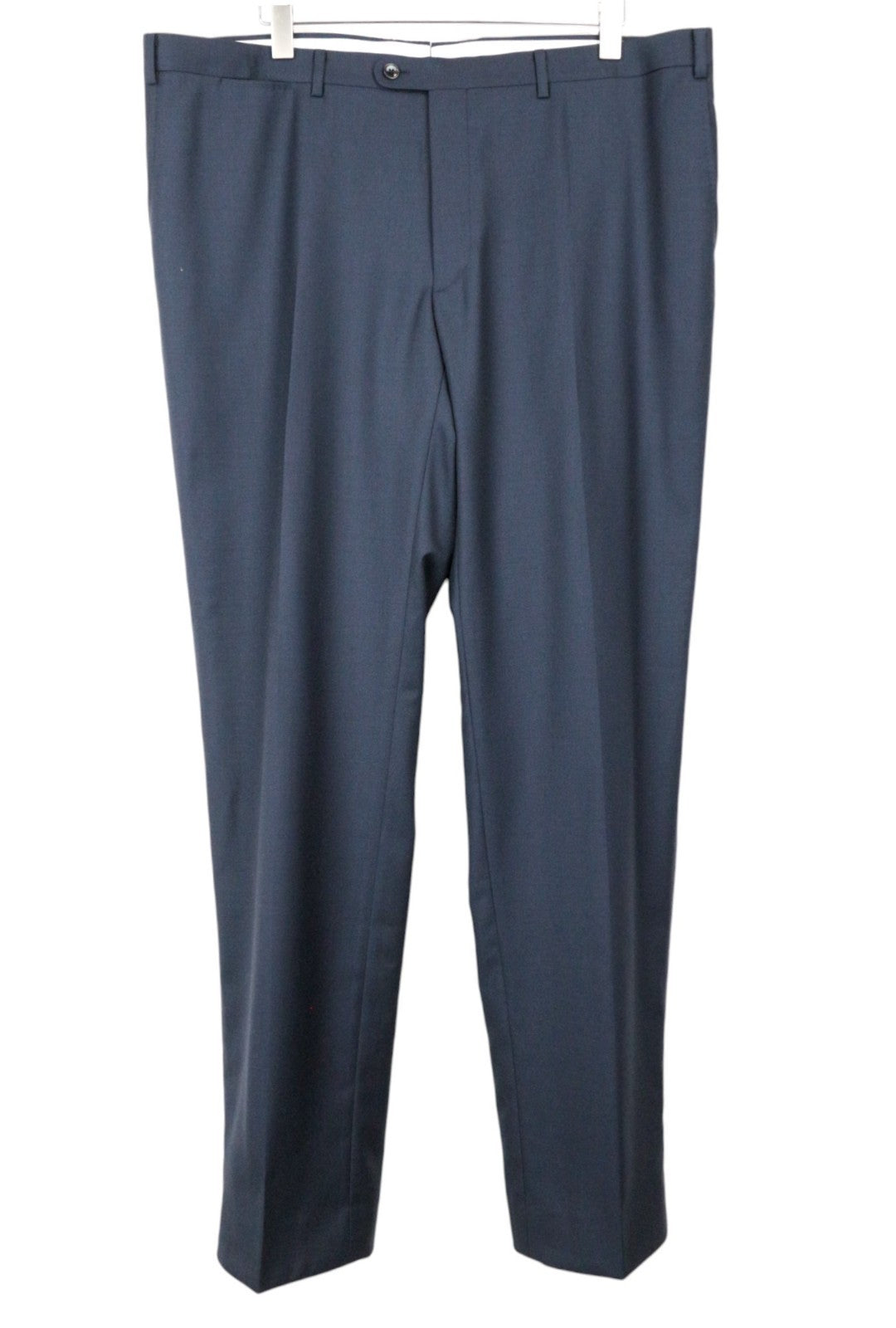 SUITSUPPLY Lazio Men Suit UK52 Blue Pure Wool Single-Breasted Formal 3 Piece