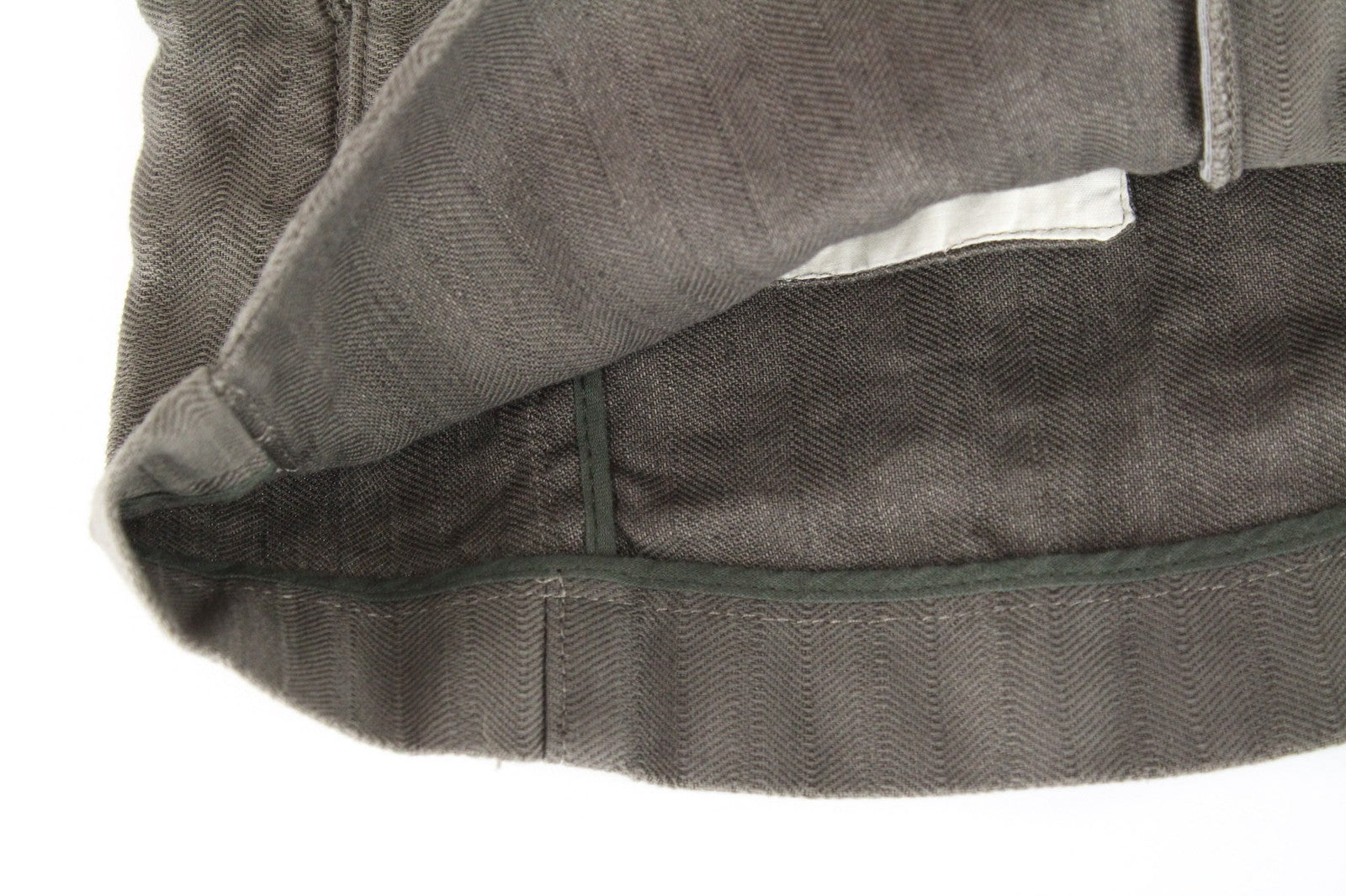 RICHMOND Men Jacket 48 M Brown Linen Cotton Lightweight Zipped Single-Breasted