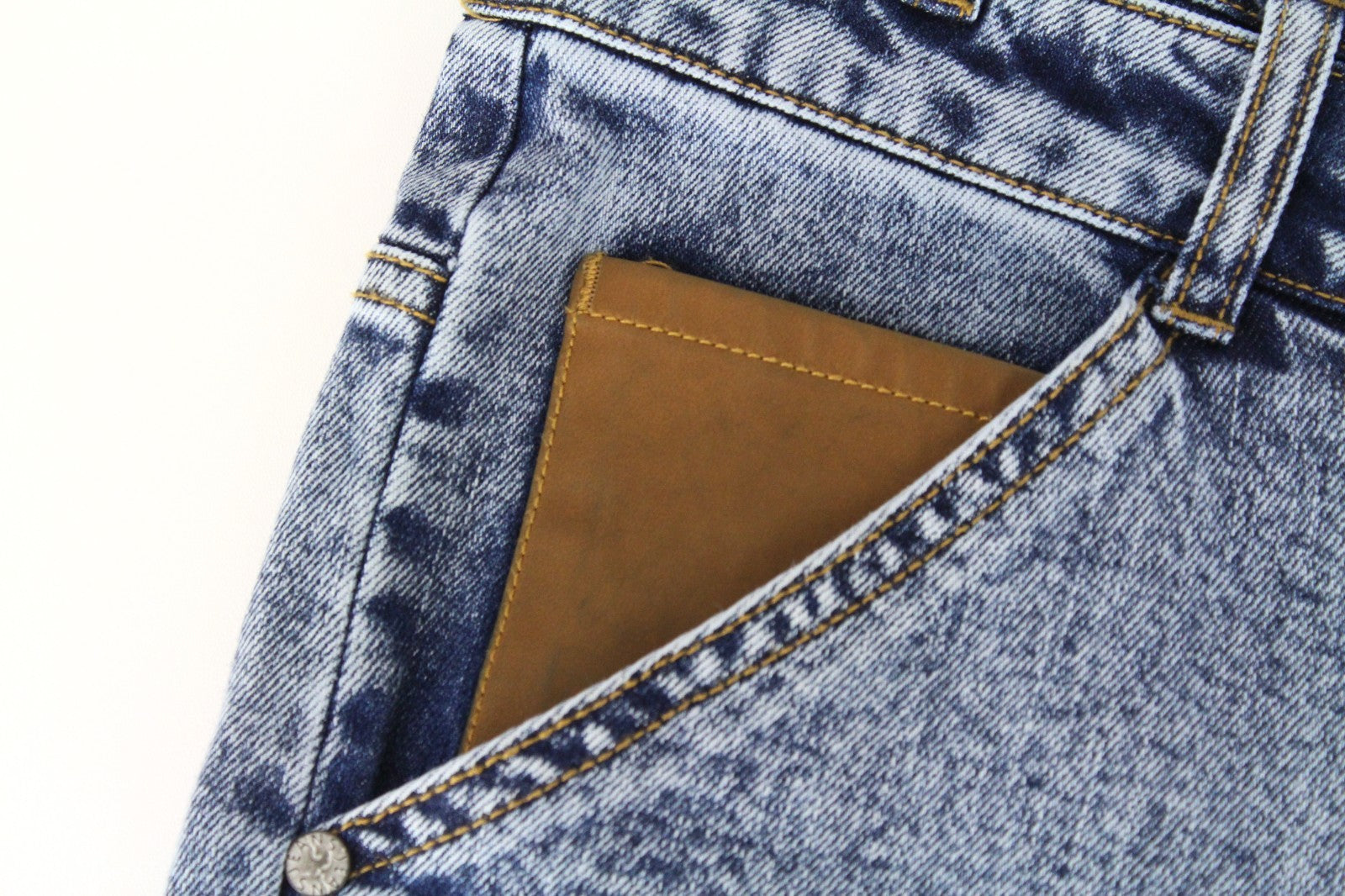 DESIGUAL Coll_Rep Men Jeans W36 Washed Mid-Blue Slim Zipped Classic Stretch
