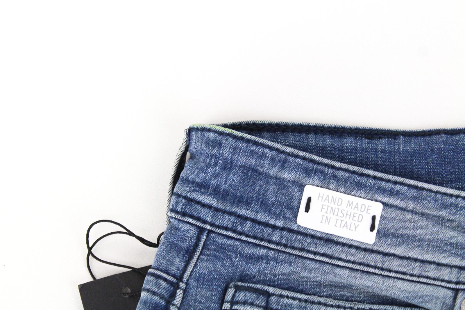 REPLAY Grover Men Jeans W30/L34 Super Stretch Button-Fly Blue Straight Classic