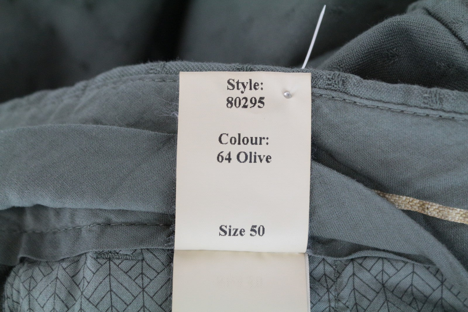 SCOTCH & SODA Atelier Men Trousers ~W35/L30 Green Skinny Fit Patterned Cargo