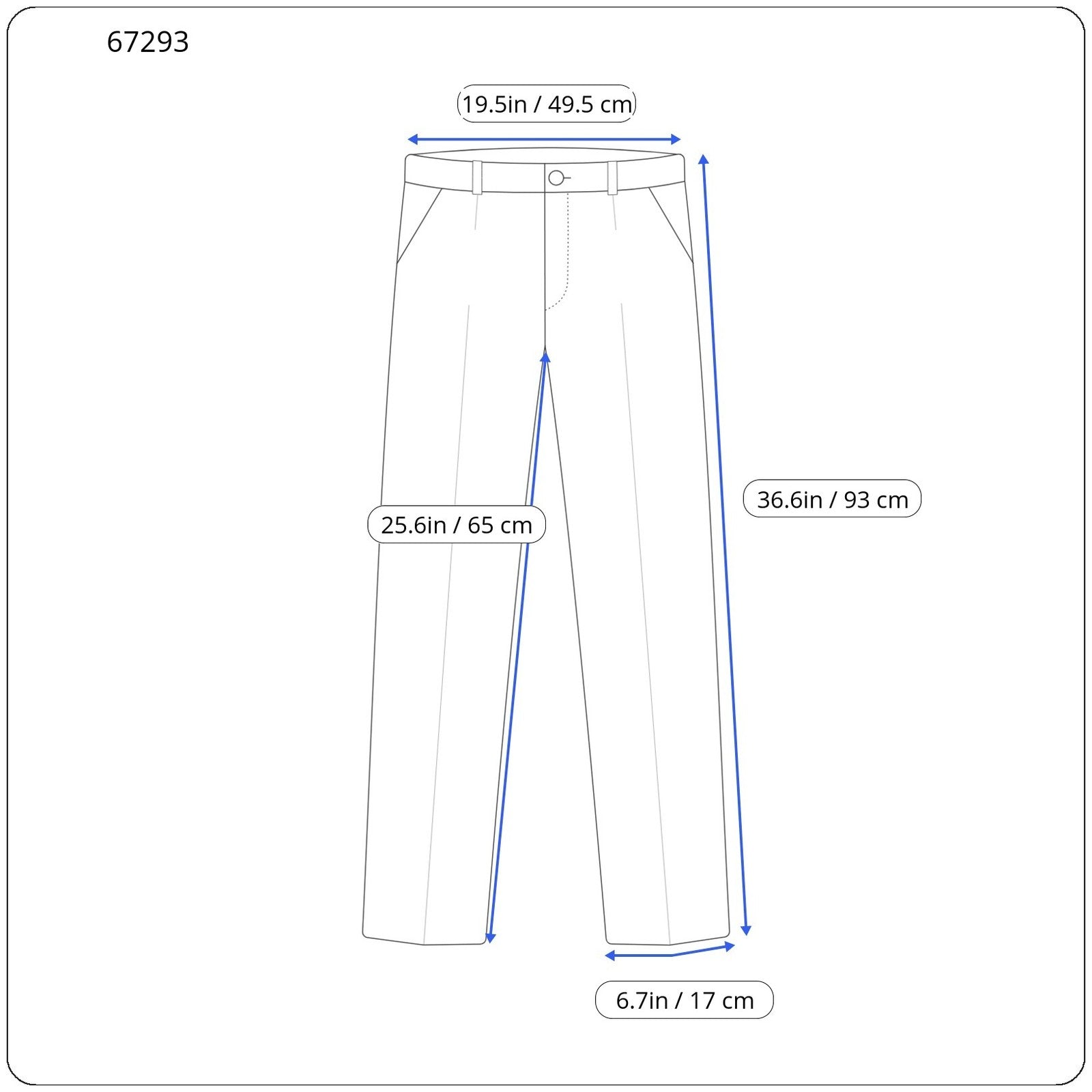 SUITSUPPLY Robin Women Trousers ~W39/L26 Pure Wool Formal Flat Front Slim Blue