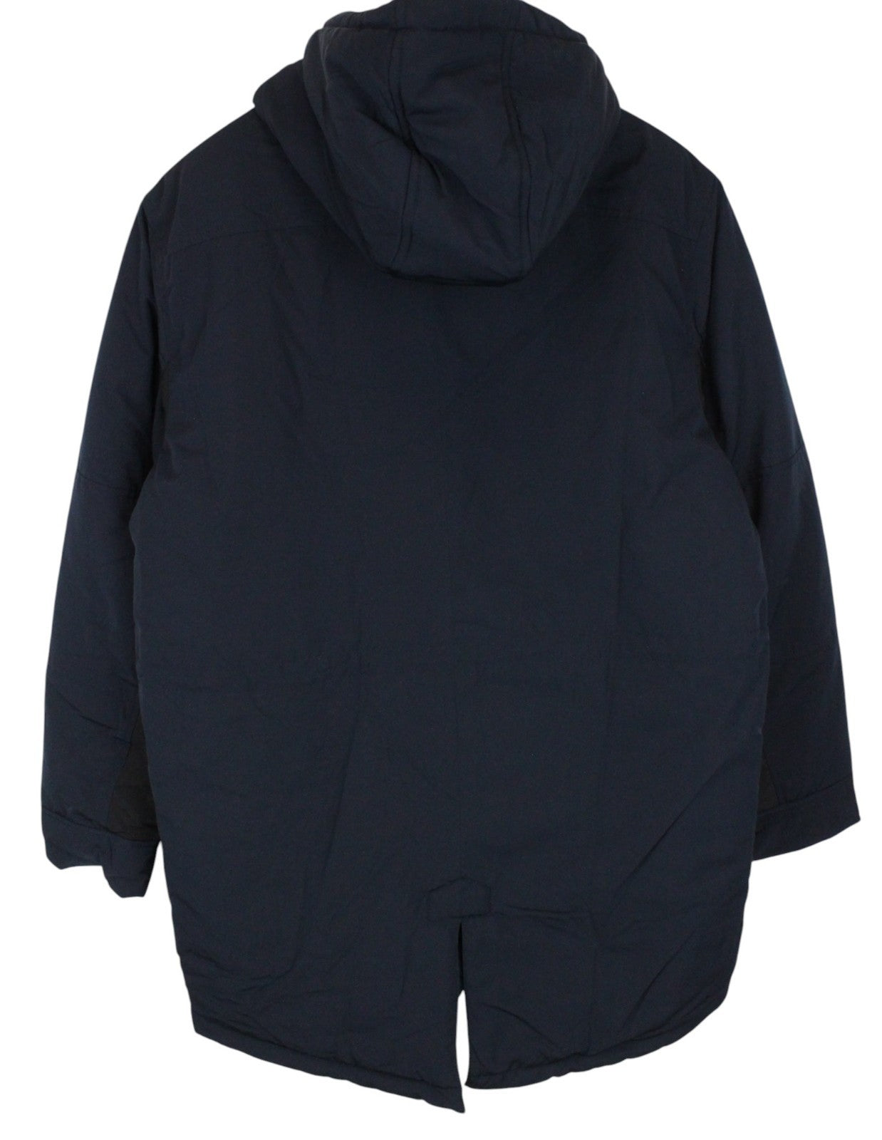 DESIGUAL Ernesto Men Jacket 2XL Dark Blue Hooded Outerwear Zip Up Lined