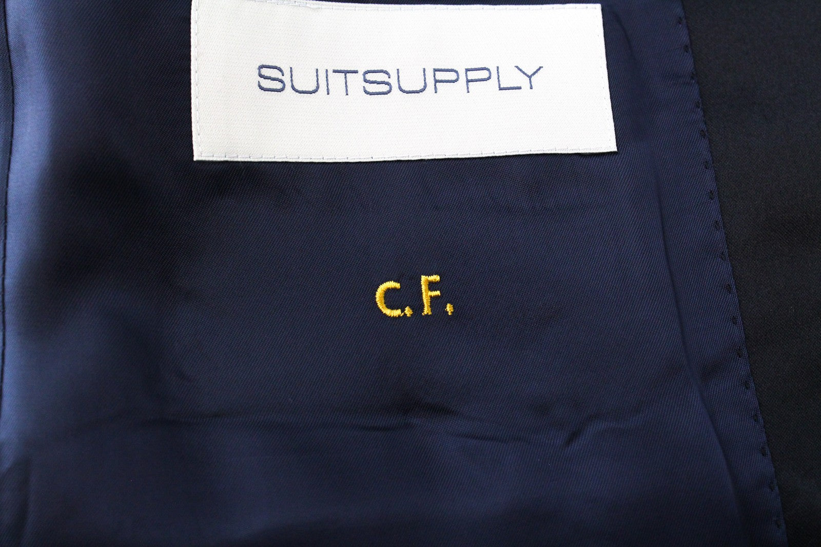 SUITSUPPLY La Spalla Men Suit UK36R Navy Wool Classic Single-Breasted 3 Piece