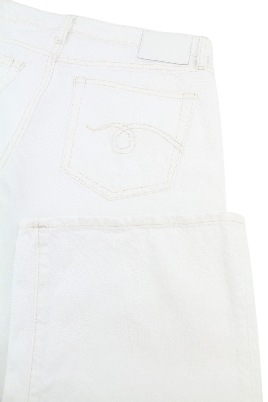 R13 Effie Women Jeans 28 Aerin White Zip Fly Straight Fit SS26