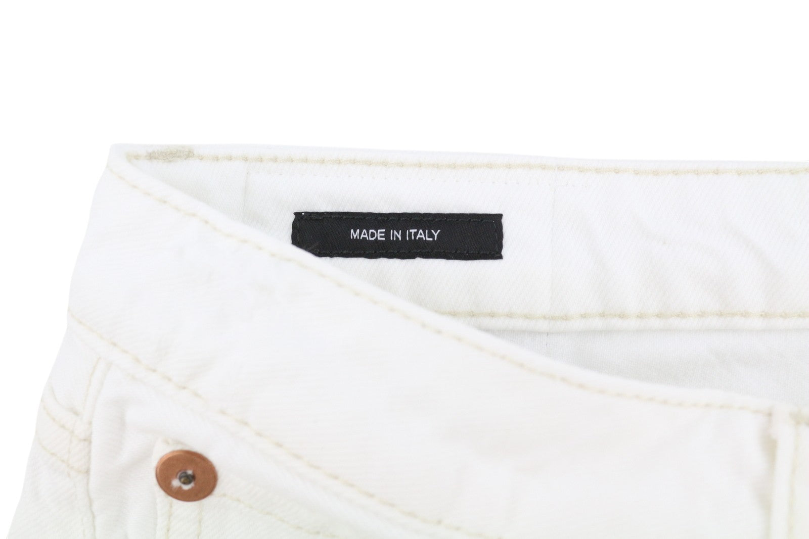 R13 Effie Women Jeans 28 Aerin White Zip Fly Straight Fit SS26