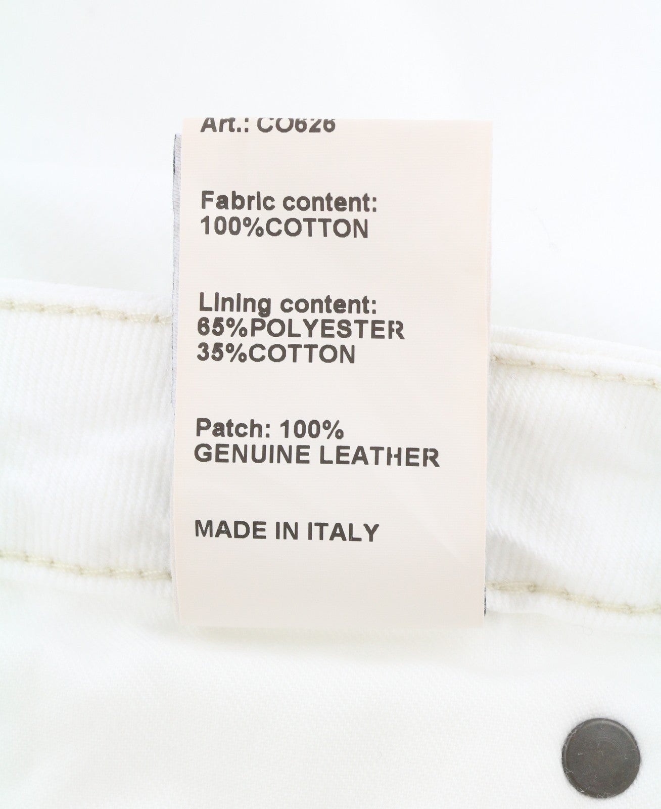R13 Effie Women Jeans 28 Aerin White Zip Fly Straight Fit SS26