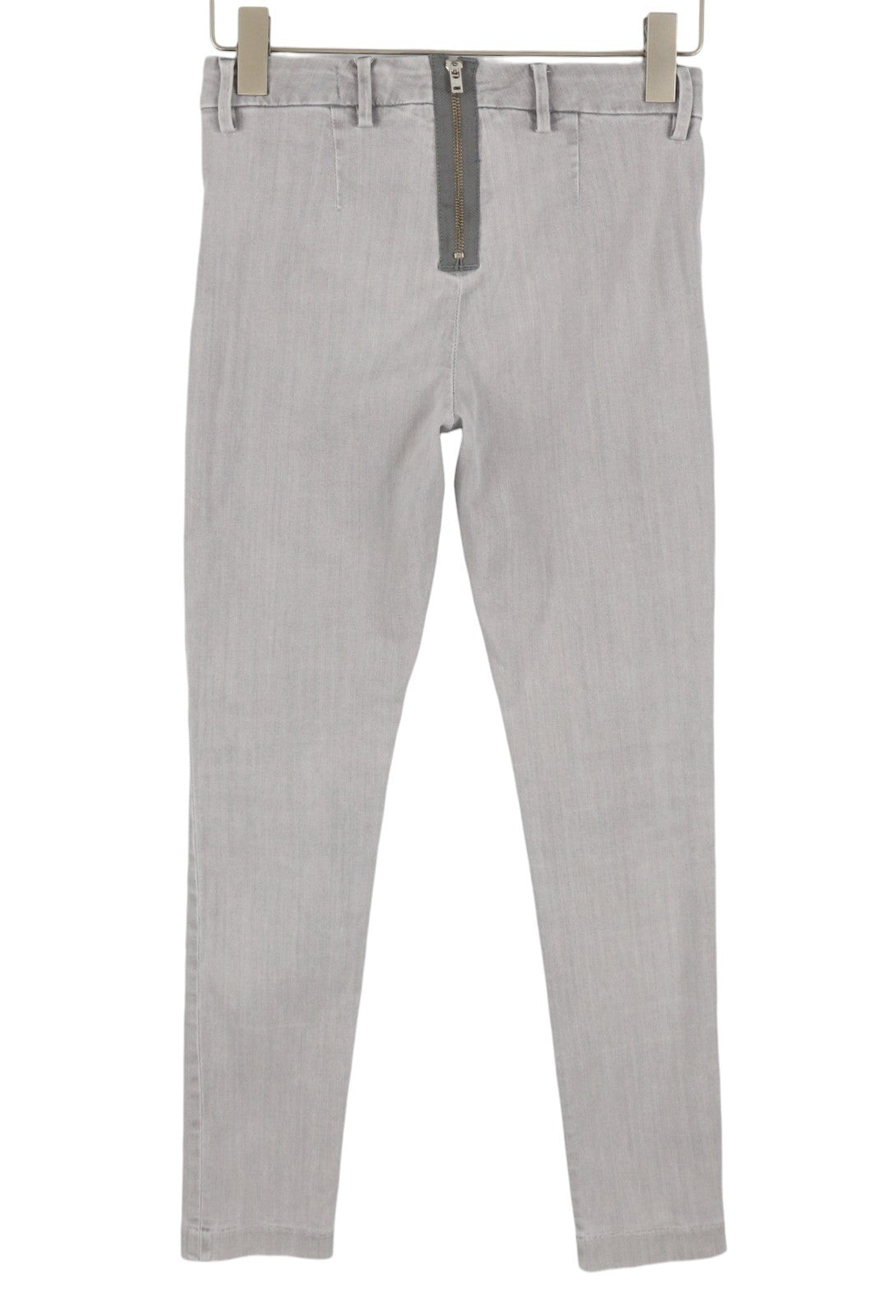 ACNE STUDIOS Skin Grey Women Jeans W27/L32 Grey Stretch Skinny Fit Cropped