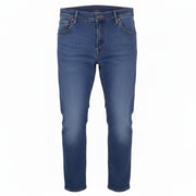 JACOB COHEN J622 Comf Men Jeans W34 Blue Faded Skinny Fit Button Fly