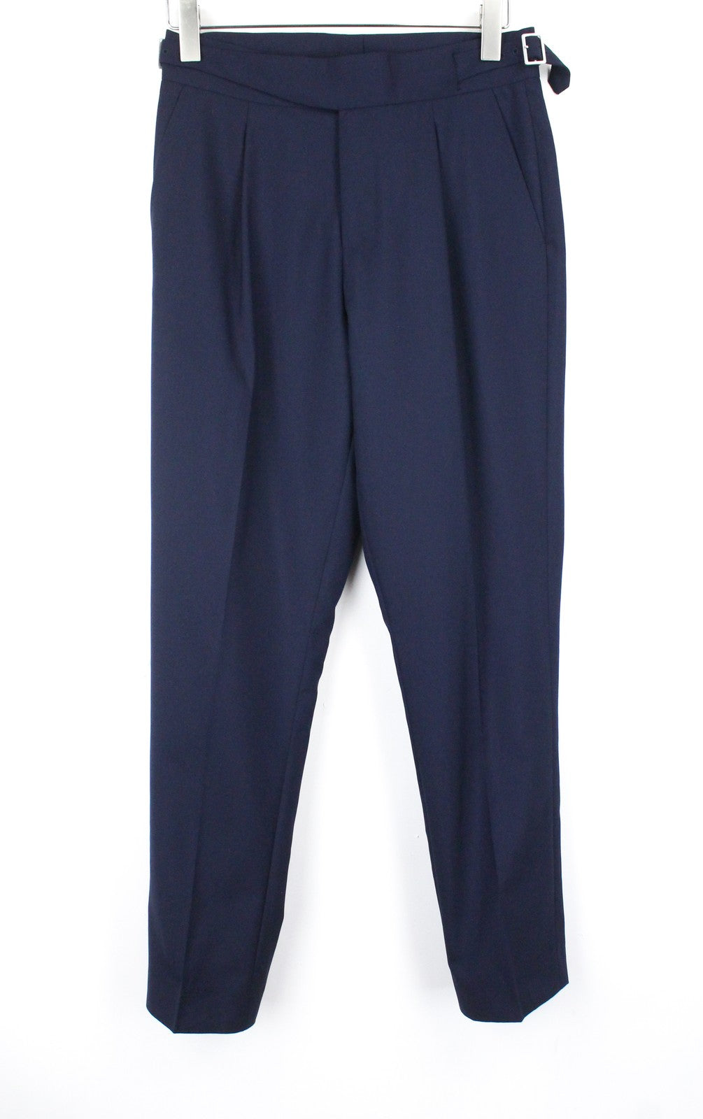 SUITSUPPLY La Spalla Men Suit UK34R Peak Lapel Pure Wool Lined Blue 2 Piece