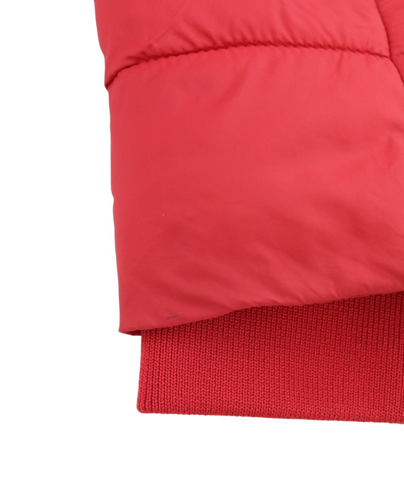 BARBOUR Bernera Quilt Women Jacket EU42 XL Red Fibre Down Filled Full Zip
